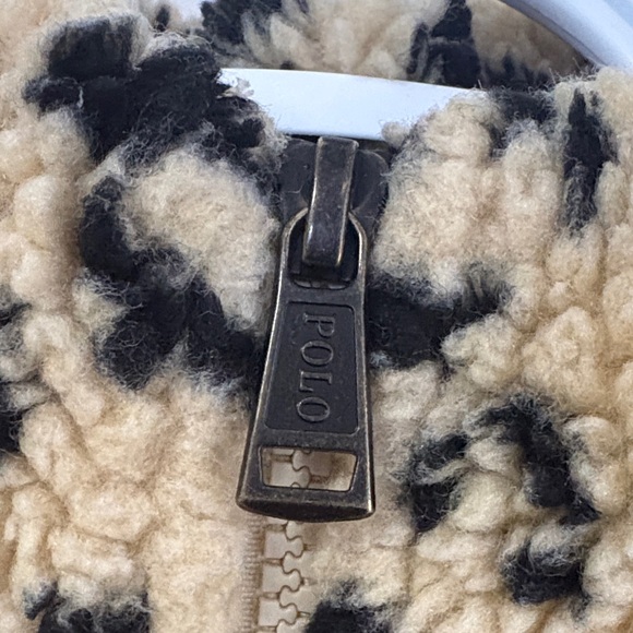 Polo by Ralph Lauren Animal Print Teddy Jacket - Picture 4 of 6